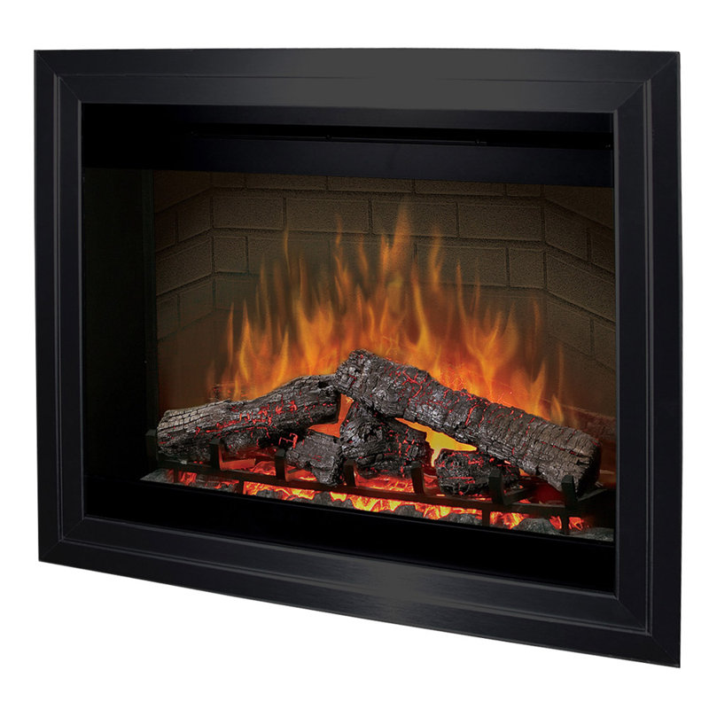 Dimplex Built-in Electric Fireplace with Log Set - Realistic Flame - Fan-Forced - 800 SQ. FT.