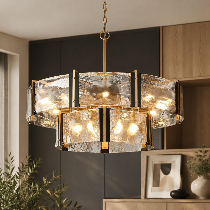 Lustre de salle à manger à 15 lumières l 31,5 po à intensité variable pour salle à manger