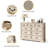 Farmhouse 9-Drawer Bedroom Dresser Storage Organizer-590201439