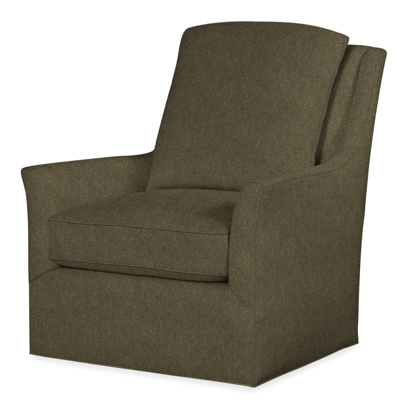 Tori Fabric Swivel Armchair, Perigold Banks Balsam