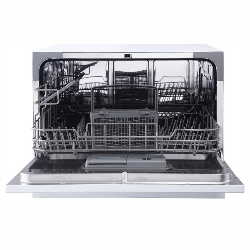 Magic Chef 12 dB Dishwasher Plastic, White
