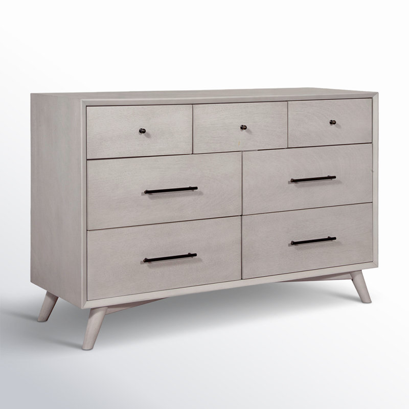Commode à 7 tiroirs Williams, Gris