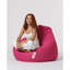 Fauteuil à billes de jardin Original rose, 45,3 po x 51,2 po x 15,4 po | 100% polyester imperméable, système de fermeture à glissière dissimulé | Capacité de poids maximale: 440 lb | Mousse de billes de polystyrène recyclée écologique | Conception moderne et moderne pour la détente en plein air-2120358726