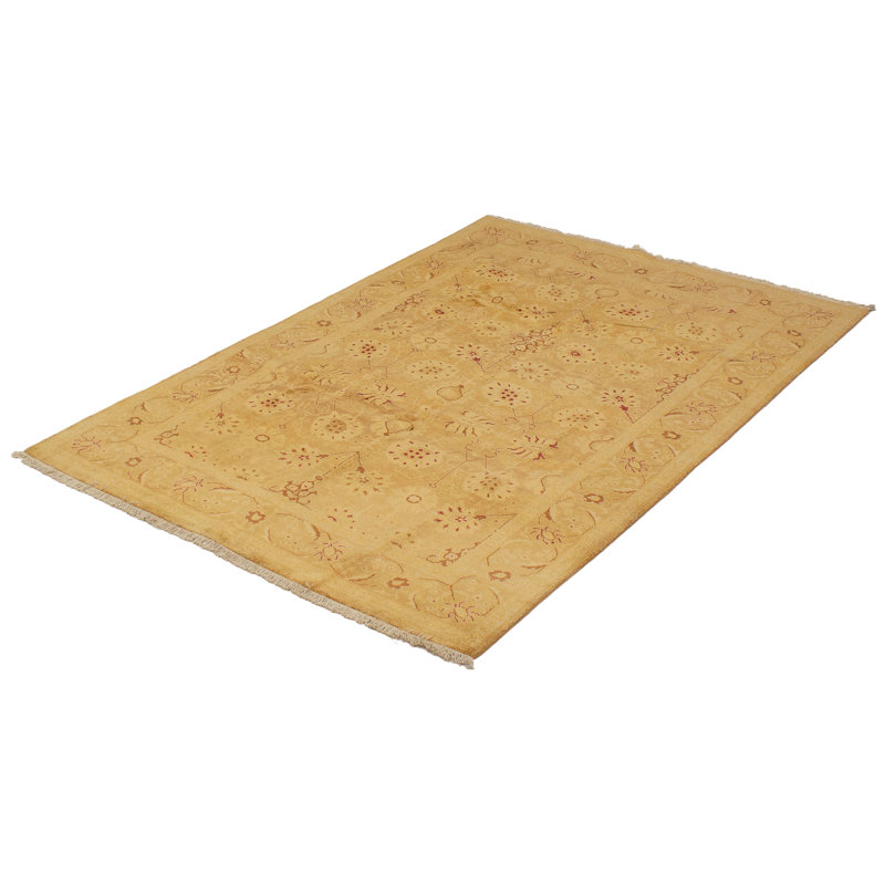 Tapis en laine noué la 1980 baluch 6 pi 1 po x 9 pi one-of-kind main Yaak