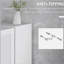 67" Tall Kitchen Pantry Cabinet, 4-Door Storage Cabinet with Drawer and Adjustable Shelves