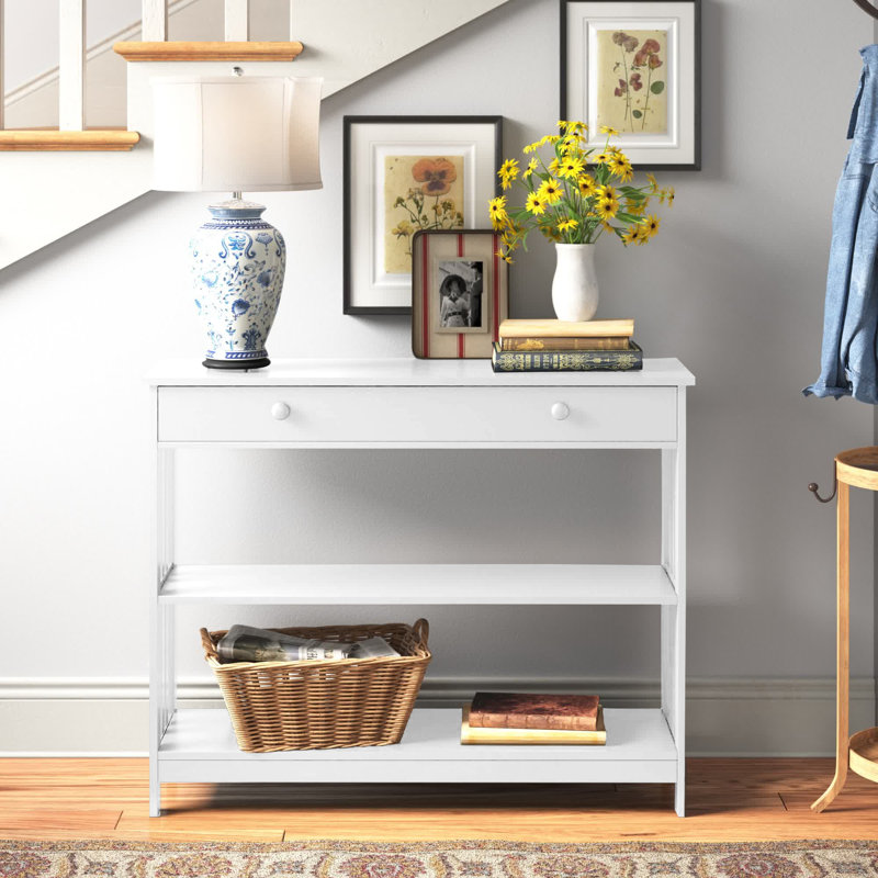 Minerva 39.5'' Console Table, White