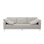 Canapé en velours texturé gris clair Tov Furniture
