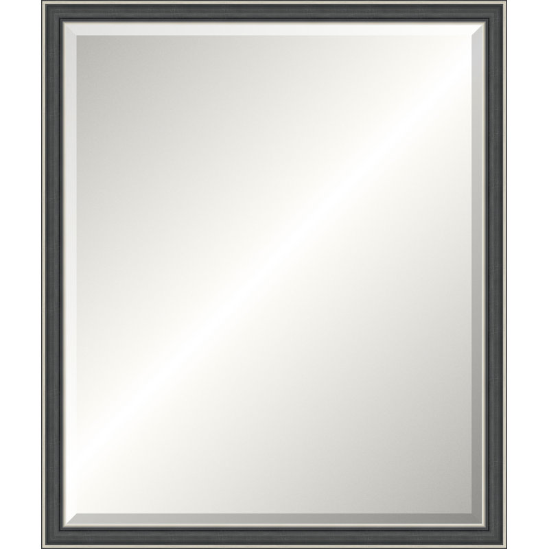 Silver Rustic Mirror, Wide Vanity