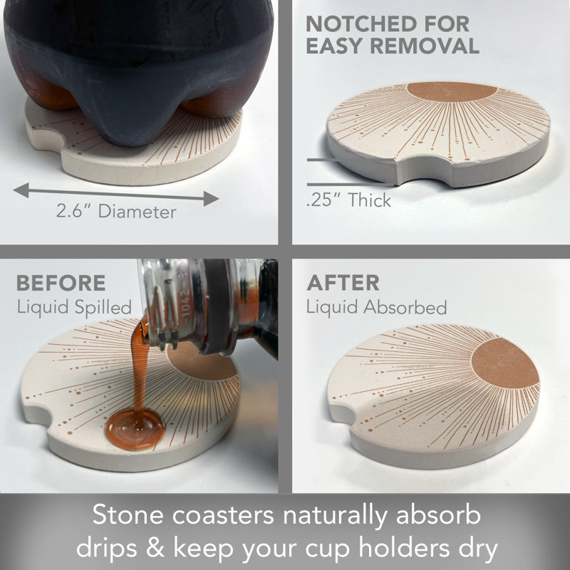 Sous-verre Thorbystone Mocha Sunrise