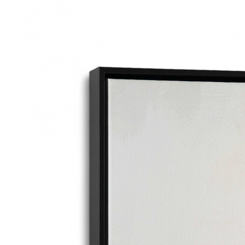Ensemble de 2 pastel sauvage, H 13 po x l 26 po, Cadre flottant noir satiné