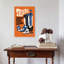 G89D Bold Retro Rustic Wall Art Print 1 Piece Wrapped Canvas Wall Art-170246100