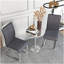 Chaise d'appoint Chaslynn en gris foncé