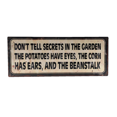 «Funny Garden Secrets Nouveauté à l'extérieur de la clôture»