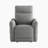 Teriq 34" Modern & Contemporary Chenille Power Lay Flat Reclining Chair with Power Adjustable Headrest, Lay Flat Function & USB Charging Port