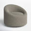 Hughes Upholstered Swivel Barrel Chair-424539191