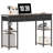 47" Small Computer Desk, Writing Desk with Fabric Drawers,Study Table with Adjustable Shelves,wood-1474421263