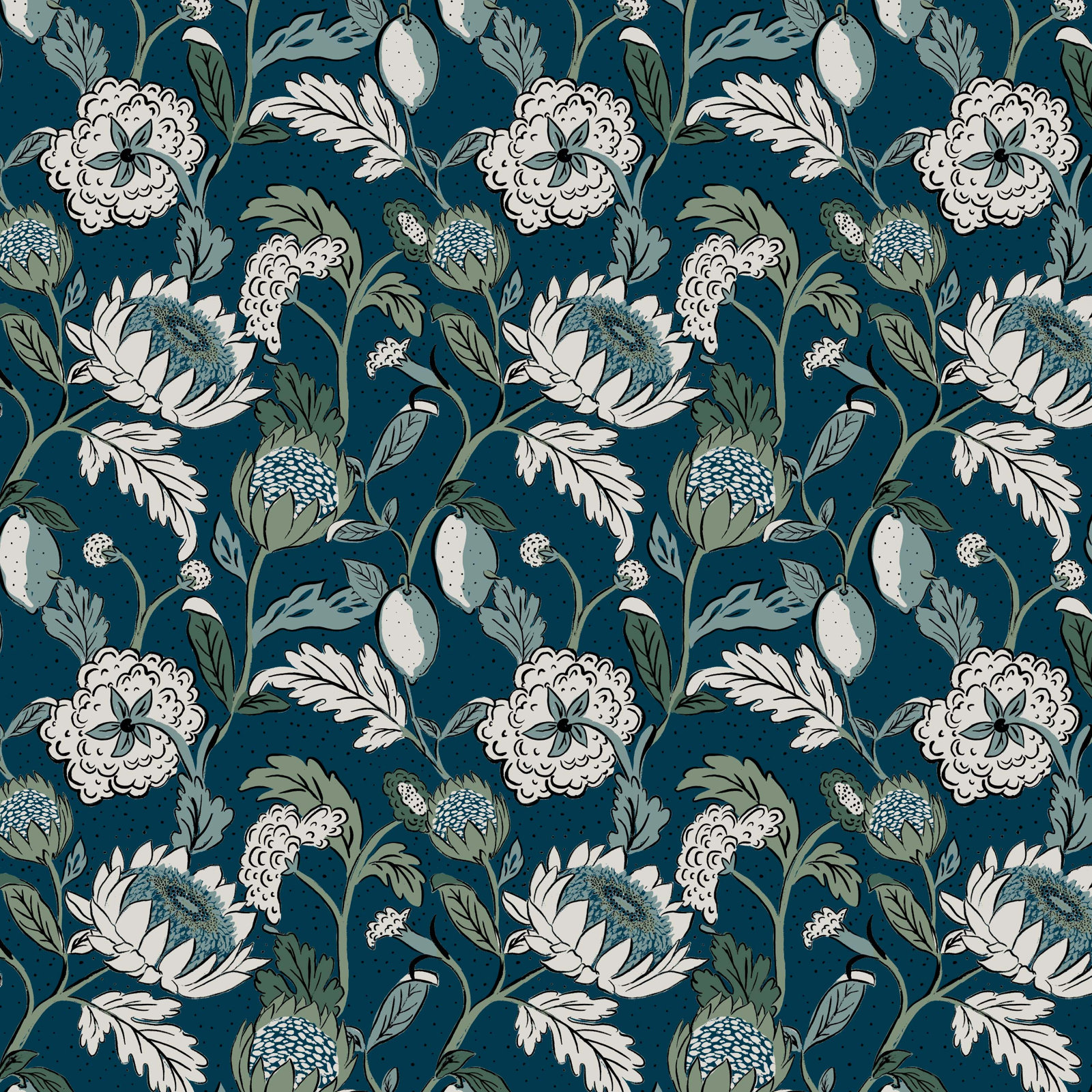 Arkins Weathered Rose Oga Raines Square Cotton Pillow Cover, 22, Feathers, Navy