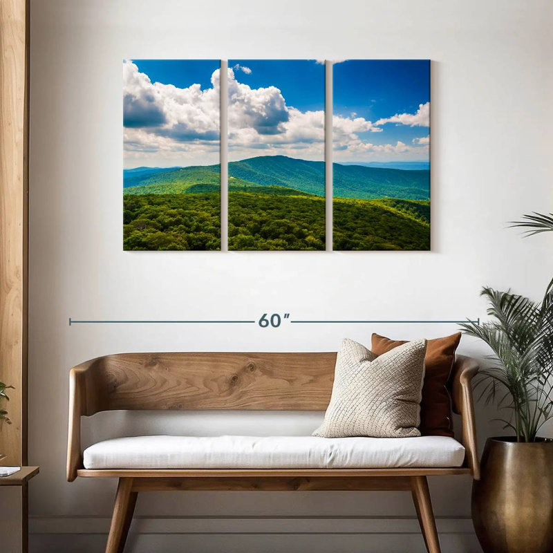 Scène Alvord Blue Ridge Mountains, H 28 po x l 45 po