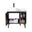 Ensemble de meuble-lavabo simple 32 po noir