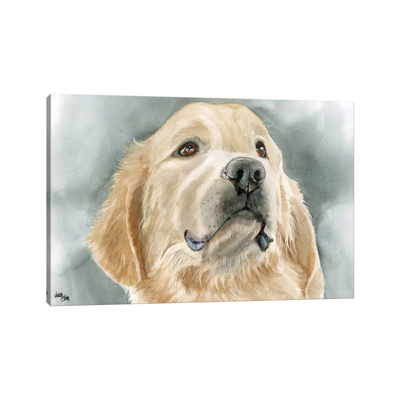 Golden Opportunity - Golden Retriever - Print on Canvas, 45.72cm H x 66.04cm W x 1.9cm D, Wrapped Canvas