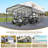 12X 24 FT Metal Carport With Reinforced Base, Heavy Duty Carport Garage With Galvanized Steel Roof And Frame, Metal Carport Upgraded Extra Large Garage For Pickup, Boat, Car And Tractors