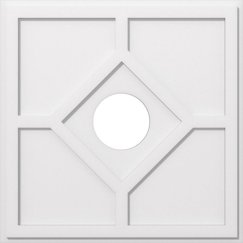 Médaillon de plafond Embry, H 1 po x l 30 po x P 30 po