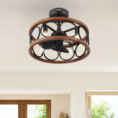 Ventilateur de plafond 22 po avec luminaire et télécommande portative Hunter Haven Fandelier