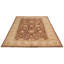 Tapis d’intérieur en laine beige/brun foncé 8 pi 10 po x 12 pi 1 po one-of-kind à la main-noué la 2010 chobi Isocrates