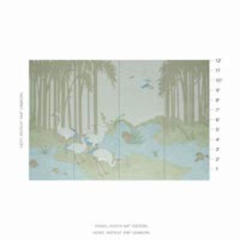 Yashinoki Crane Panel Set, Willow