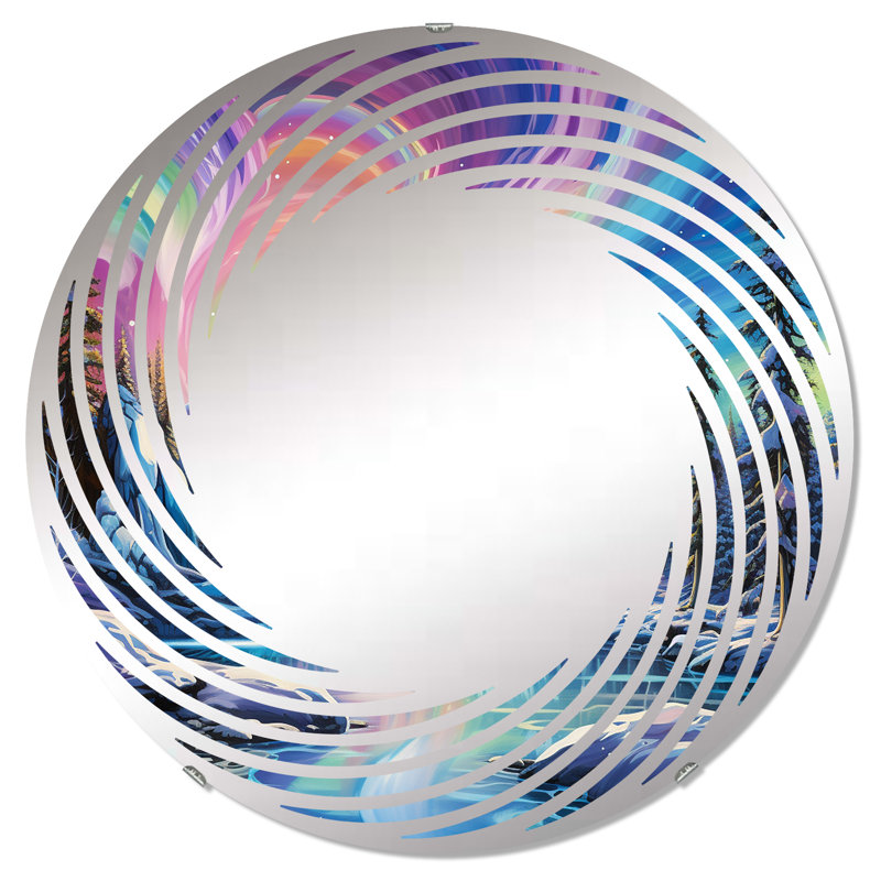 Diamant Circle Mirror, 23.6" x 23.6"
