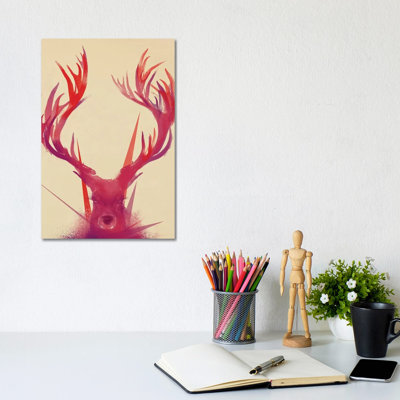 Points 1 Piece Wrapped Canvas Wall Art
