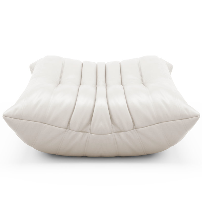 Landwehr Modular Lounge Ottoman Chair, White