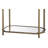 Mirrored Glass Top End Table