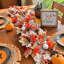 Guirlande de feuilles d'érable artificielles de 6,5 pi avec citrouilles, baies et pommes de pin, vigne de l'Action de grâce