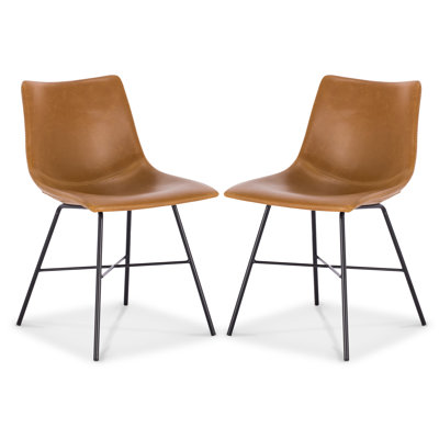 Bela Genuine Leather Side Chair