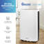 20 Litre Dehumidifier with LED Display, Auto Shut off, 24 Hour Timer
