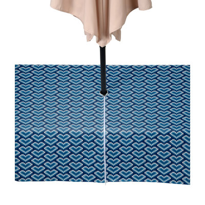Cross Stitch Hearts Water Repellent Tablecloth
