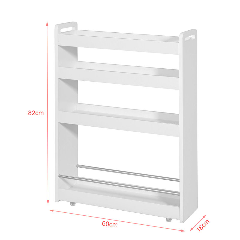 Windsor Cabinet Shelving Rack, White