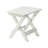 Foldable Hips Table And Chair In White, 2 Chairs For Outdoor Stylish Living Areas , Includes Rectangular