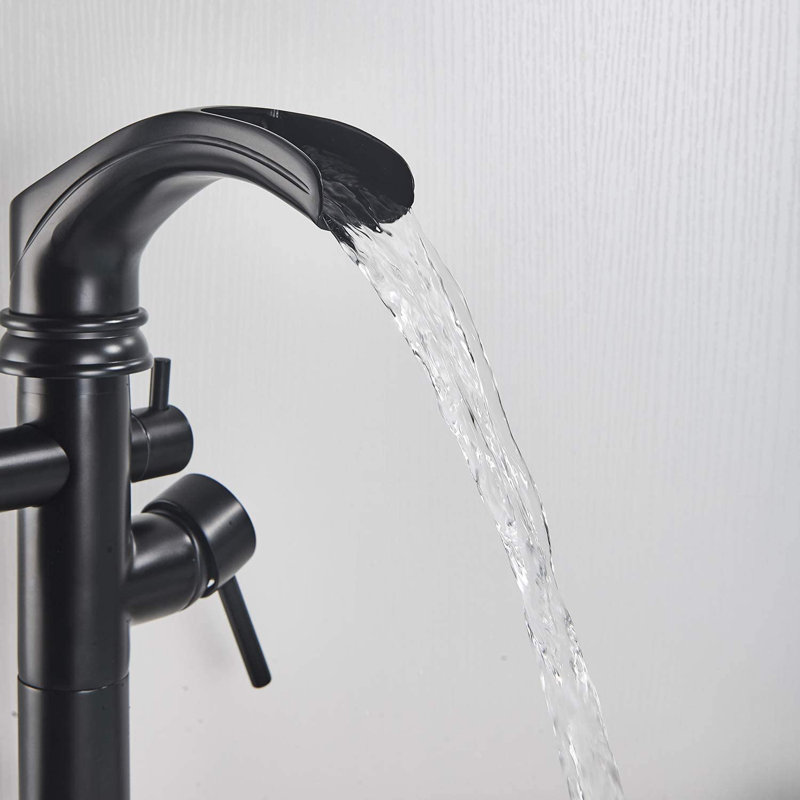Kalmar 2 Handle Bathroom Bath Shower Mixer Bath Filler with Diverter