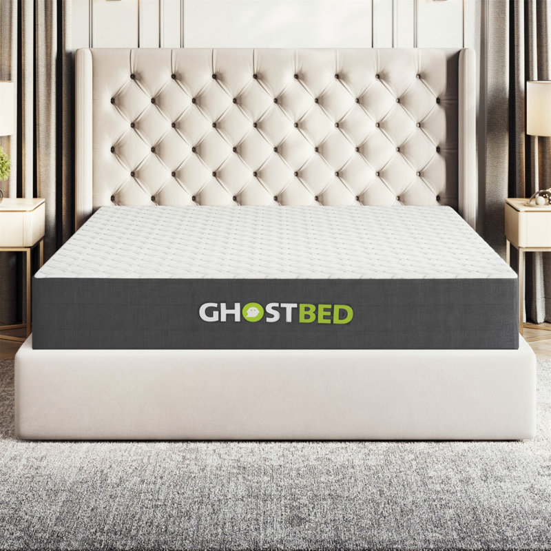 GhostBed 10'' Medium Memory Foam Mattress, Twin