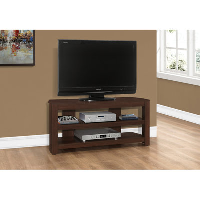 Tv Stand, 42 Inch, Console, Media Entertainment Center, Storage Shelves, Living Room, Bedroom, Laminate, Contemporary, Modern, TV Stand