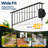 6-Step Black Oval Alloy Steel Exterior Railing Kit (2-pack)-117195852