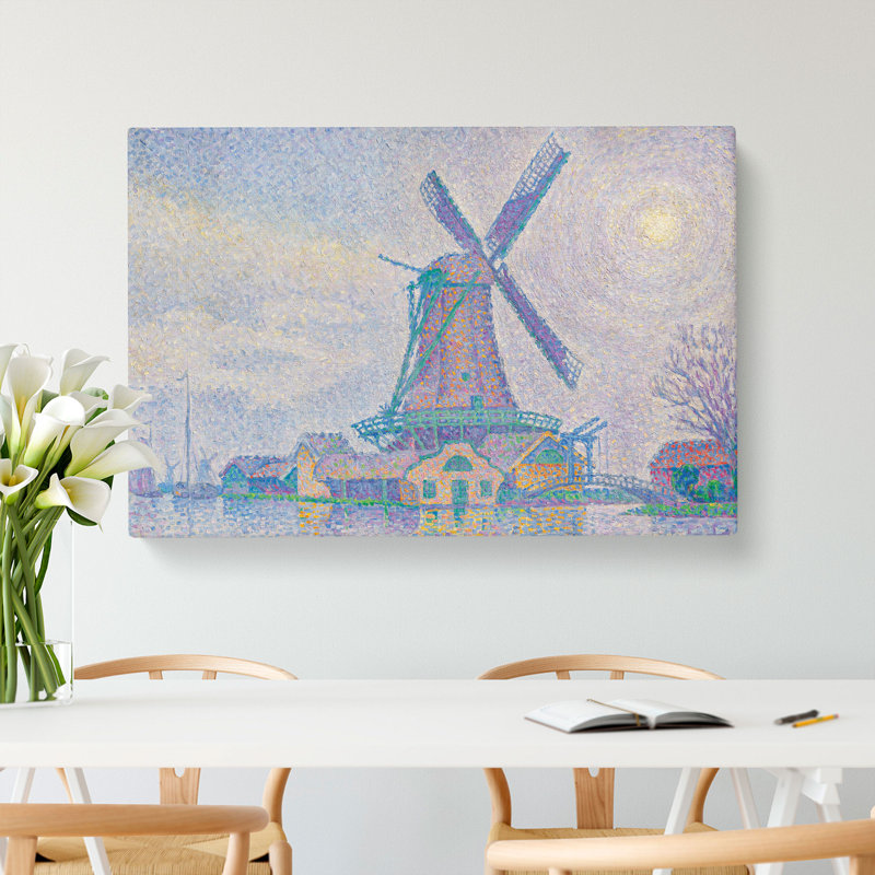 Moulin Dedam by Paul Signac - Wrapped Canvas, 35cm H x 50cm W x 3cm D