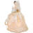 Kurt Adler Lighted Christmas Tree Treetop, 10-Lights, African American Angel, Ivory & Gold, 12in