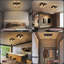 Alvarenga Flush Ceiling Light E27 Glass Design