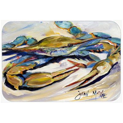 Blue Crab Tempered Glass Cutting Board
