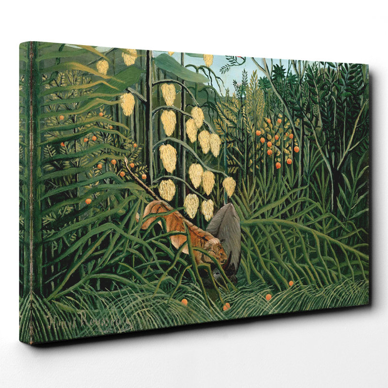 Henri Rousseau - Wrapped Canvas Painting, 70cm H x 100cm W