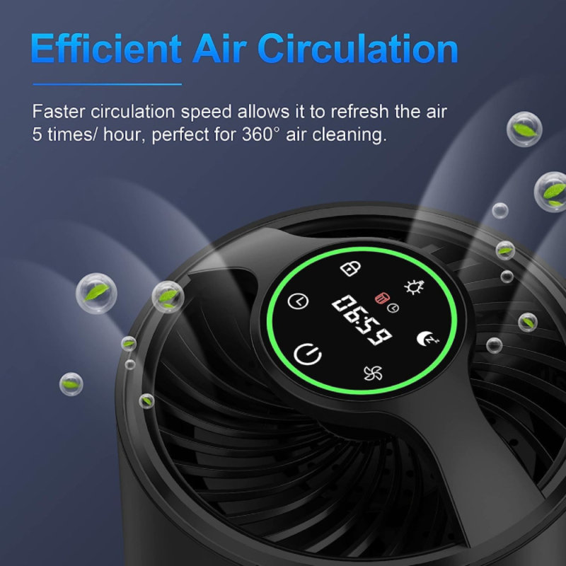 Purificateur d'air portatif à faible bruit