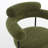 Kiylan Swivel Upholstered 26.7" Sherpa Counter Stool with Curved Wing Back and Metal Frame-983346174